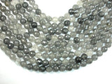 Gray Quartz Beads, 10mm Faceted Round Beads-Gems: Round & Faceted-BeadBeyond