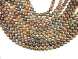 Wealth Stone Jasper Beads, 10mm (9.5mm) Round Beads-Gems: Round & Faceted-BeadBeyond