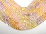 Mixed Quartz- Rose Quartz, Amethyst, Citrine, Prehnite Beads, Round 6mm-Gems: Round & Faceted-BeadBeyond