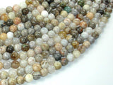 Bamboo Leaf Agate, 6mm (6.5 mm) Round Beads-Gems: Round & Faceted-BeadBeyond