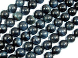Blue Tiger Eye Beads, 9mm (9.3mm) Round Beads-Gems: Round & Faceted-BeadBeyond