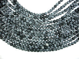 Matte Snowflake Obsidian, 6mm, Round Beads-Gems: Round & Faceted-BeadBeyond