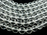 Clear Quartz Beads, 10mm Faceted Round-Gems: Round & Faceted-BeadBeyond