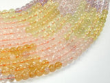 Mixed Quartz- Rose Quartz, Amethyst, Citrine, Prehnite Beads, Round 6mm-Gems: Round & Faceted-BeadBeyond