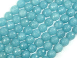 Blue Sponge Quartz Beads, 10mm Faceted Round Beads-Gems: Round & Faceted-BeadBeyond