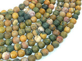 Matte Ocean Jasper, 8mm Round beads-Gems: Round & Faceted-BeadBeyond