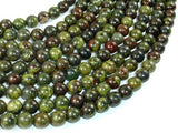 Dragon Blood Jasper, 8mm, Round Beads-Gems: Round & Faceted-BeadBeyond