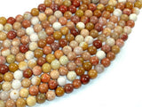Petrified Wood, 6mm Round Beads-Gems: Round & Faceted-BeadBeyond
