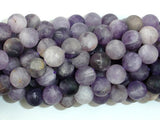 Matte Amethyst Beads, Round, 10mm-Gems: Round & Faceted-BeadBeyond