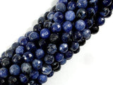 Sodalite Beads, 6mm Faceted Round Beads-Gems: Round & Faceted-BeadBeyond
