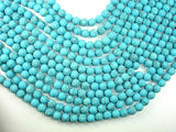 Matte Howlite Turquoise Beads, 8mm Round Beads-Gems: Round & Faceted-BeadBeyond