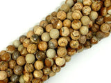Picture Jasper Beads, 6mm Faceted Round Beads-Gems: Round & Faceted-BeadBeyond