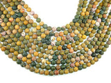 Matte Ocean Jasper, 8mm Round beads-Gems: Round & Faceted-BeadBeyond