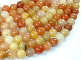 Old Yellow Jade Beads, 10mm-Gems: Round & Faceted-BeadBeyond