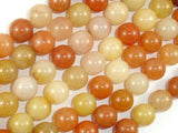 Old Yellow Jade Beads, 10mm-Gems: Round & Faceted-BeadBeyond