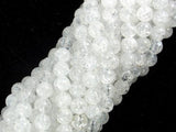 Crackle Clear Quartz Beads, 6mm Round Beads-Gems: Round & Faceted-BeadBeyond