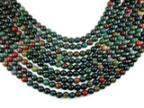 Indian Bloodstone, 8mm Round Beads-Gems: Round & Faceted-BeadBeyond