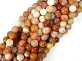 Petrified Wood, 6mm Round Beads-Gems: Round & Faceted-BeadBeyond