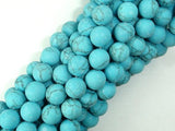 Matte Howlite Turquoise Beads, 8mm Round Beads-Gems: Round & Faceted-BeadBeyond