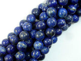 Natural Lapis Lazuli, Blue 10mm Round Beads-Gems: Round & Faceted-BeadBeyond
