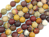 Matte Mookaite Beads, 10mm Round Beads-Gems: Round & Faceted-BeadBeyond