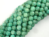 African Amazonite Beads, 7mm Round-Gems: Round & Faceted-BeadBeyond
