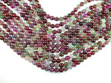 Dragon Vein Agate Beads, Green & Fuchsia, 8mm Round Beads-Agate: Round & Faceted-BeadBeyond