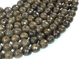 Coffee Jasper, 10mm Faceted Round Beads-Gems: Round & Faceted-BeadBeyond