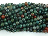 Indian Bloodstone Beads, Round, 5mm-Gems: Round & Faceted-BeadBeyond