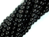 Black Sandalwood Beads, 6mm (6.3mm) Round-Wood-BeadBeyond
