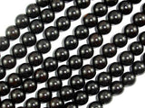 Black Sandalwood Beads, 8mm (8.5mm) Round Beads-Wood-BeadBeyond