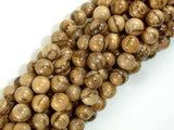Aqarwood Beads, 8mm(8.3mm) Round Beads, 34 Inch-Wood-BeadBeyond