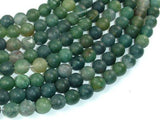 Matte Moss Agate Beads, 8mm Round Beads-Gems: Round & Faceted-BeadBeyond