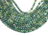 Matte Moss Agate Beads, 8mm Round Beads-Gems: Round & Faceted-BeadBeyond