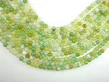 Banded Agate Beads, Light Green, 6mm-Agate: Round & Faceted-BeadBeyond