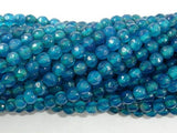 Agate - Blue, Faceted Round, 4mm, 15 Inch-Gems: Round & Faceted-BeadBeyond