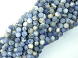 Matte Sodalite Beads, 6mm Round Beads-Gems: Round & Faceted-BeadBeyond