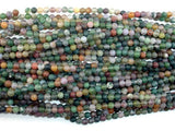 Matte Indian Agate Beads, Fancy Jasper Beads, 4mm-Gems: Round & Faceted-BeadBeyond
