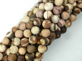 Matte Brown Zebra Jasper Beads, 8mm Round Beads-Gems: Round & Faceted-BeadBeyond