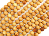 Cedar Wood Beads, Thuja Sutchuenensis, 6mm, Round-Wood-BeadBeyond