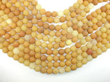 Matte Yellow Aventurine Beads, 10mm, Round Beads-Gems: Round & Faceted-BeadBeyond