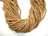 Matte Wood Jasper Beads, 4mm, Round Beads-Gems: Round & Faceted-BeadBeyond