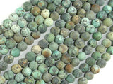 Matte African Turquoise, 6mm Round Beads-Gems: Round & Faceted-BeadBeyond