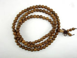 Wenge Wood Beads, 6mm(6.3mm) Round Beads, 25 Inch-Wood-BeadBeyond