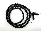 Black Sandalwood Beads, 6mm (6.3mm) Round-Wood-BeadBeyond