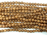 Wenge Wood Beads, 10mm Round Beads, 42 Inch-Wood-BeadBeyond