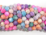 Crackle Agate Beads, Multi color, 6mm Round Beads-Agate: Round & Faceted-BeadBeyond