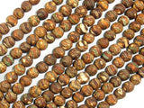 Crackle Tibetan Agate, 6mm Round Beads-Agate: Round & Faceted-BeadBeyond