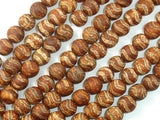 Crackle Tibetan Agate, 8mm Round Beads, 14.5 Inch, Full strand-Agate: Round & Faceted-BeadBeyond