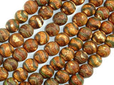 Crackle Tibetan Agate, 10mm Round Beads-Agate: Round & Faceted-BeadBeyond